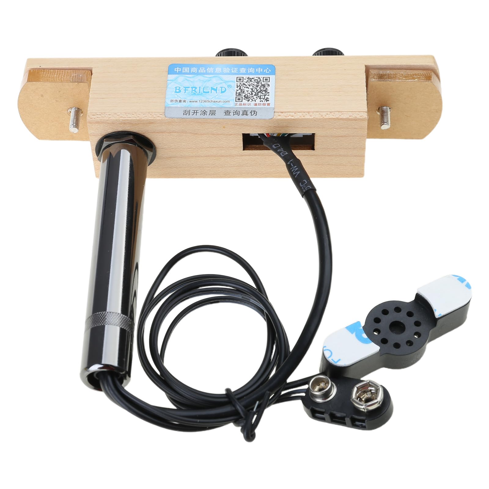 Cajon Drum Sound Hole Pickup Systemy mikrofonowe z regulacją głośności tonów Mikrofon Systemy elektroniczne Akcesoria do instrumentów perkusyjnych