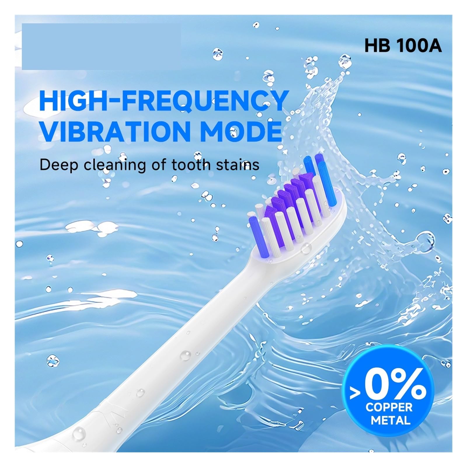 Testine per spazzolino, compatibile con Philips, HX5 HX6 HX7