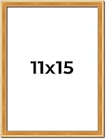 Vista 1 de Poster Palooza Portarretratos de madera maciza de 11 x 15 pulgadas, ancho de moldeo de 0.75 pulgadas, incluye plexiglás acrílico UV, respaldo