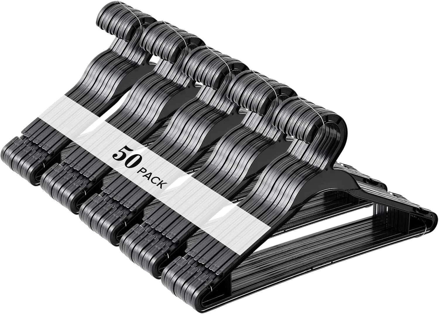 Donext Plastic Hangers for Clothes, Clothes Hangers with