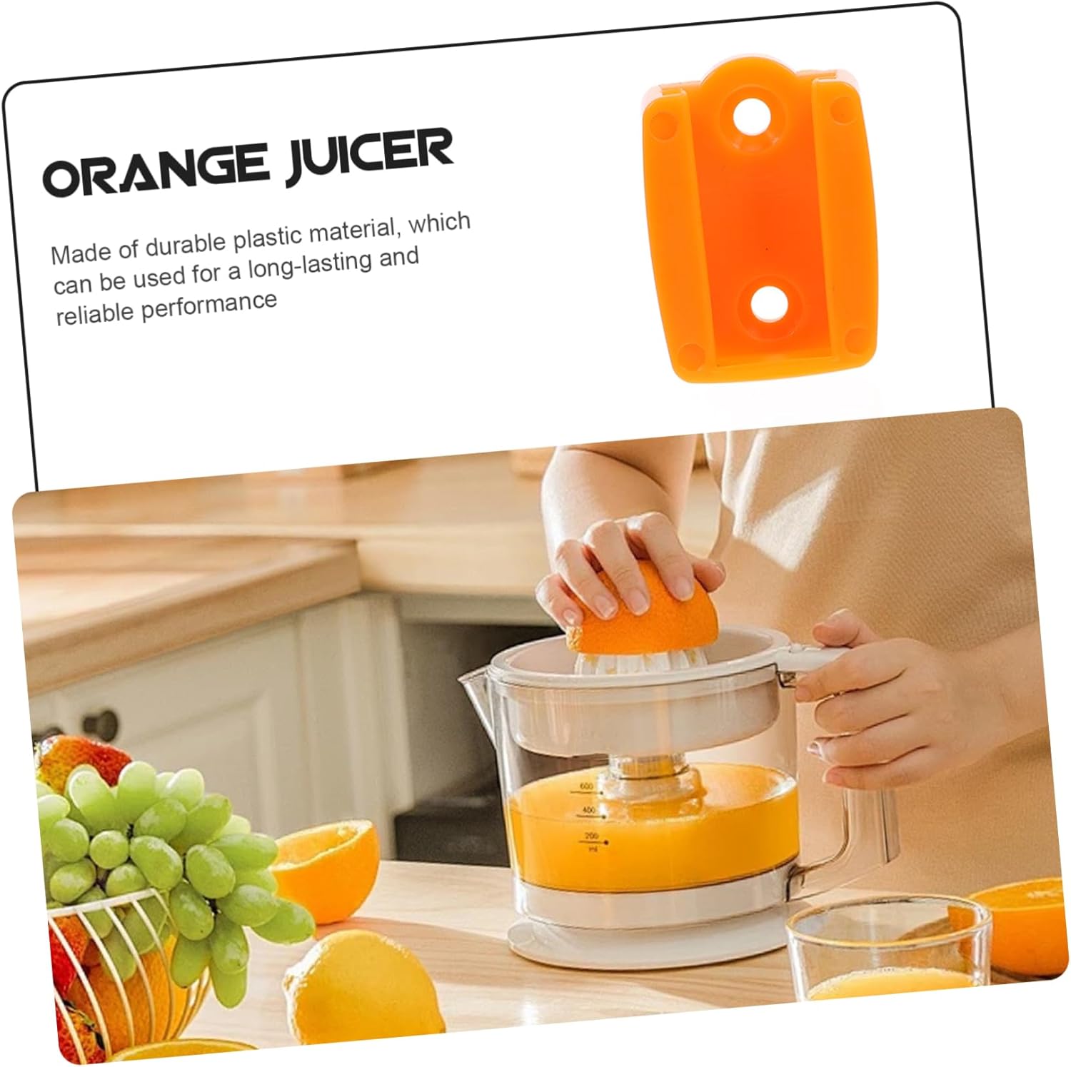 2pcs Replaceable Plastic Peeler Rack for Orange Juicer Compatible Lightweight and Easy to Install Peeling Machine Base for Home Use
