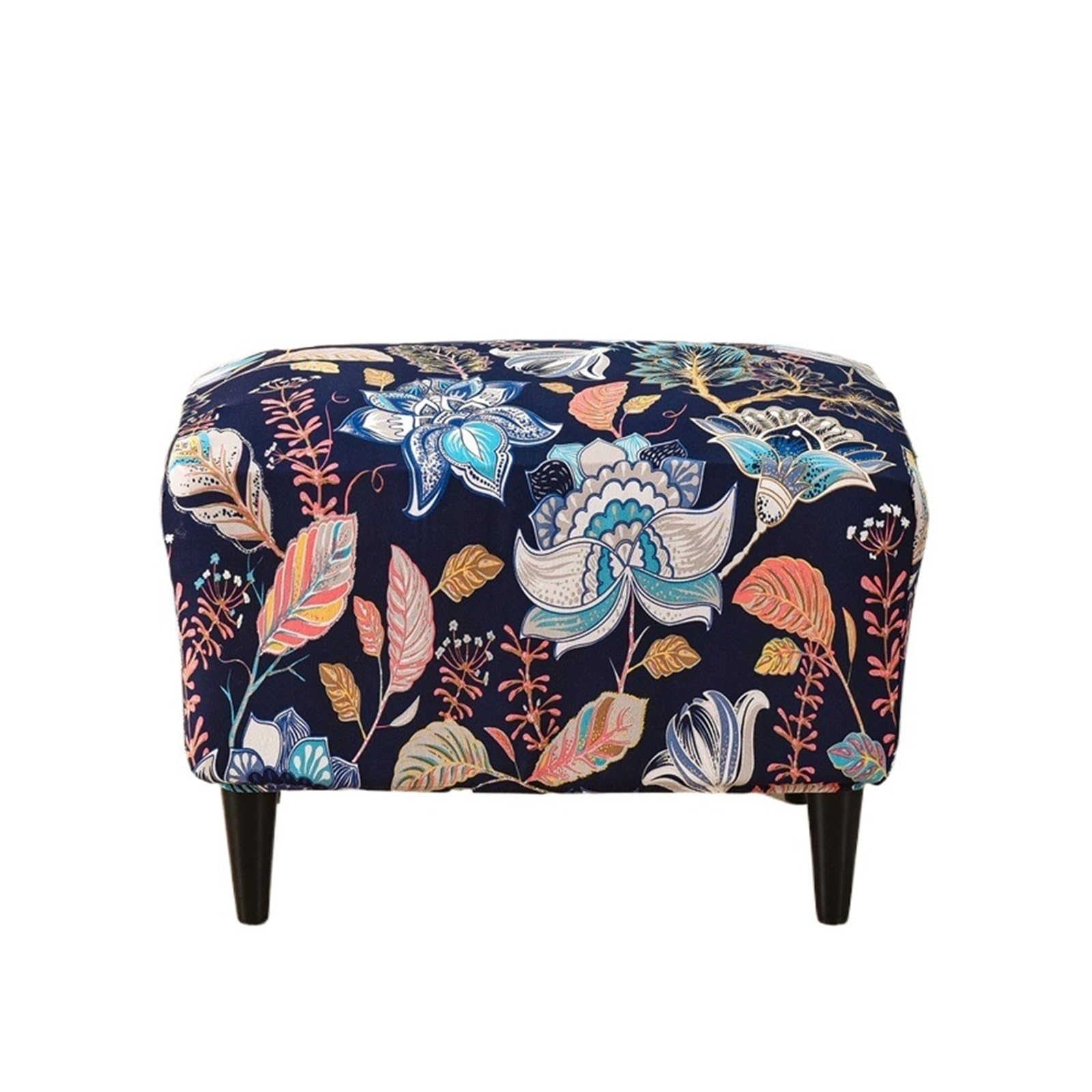 GCYEIDMA Wing Chair Slipcover Wing Chair Cover Stretch Armchair Relax Sofa Slipcovers with Seat Cushion Footstool Covers(B3 Footstool Cover)