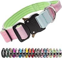 Vista 33 de TSPRO Collares Premium para Perros Collar Táctico para Perro con Parche y Hebilla de Metal de Liberación Rápida de Servicio Pesado Duradero Grueso