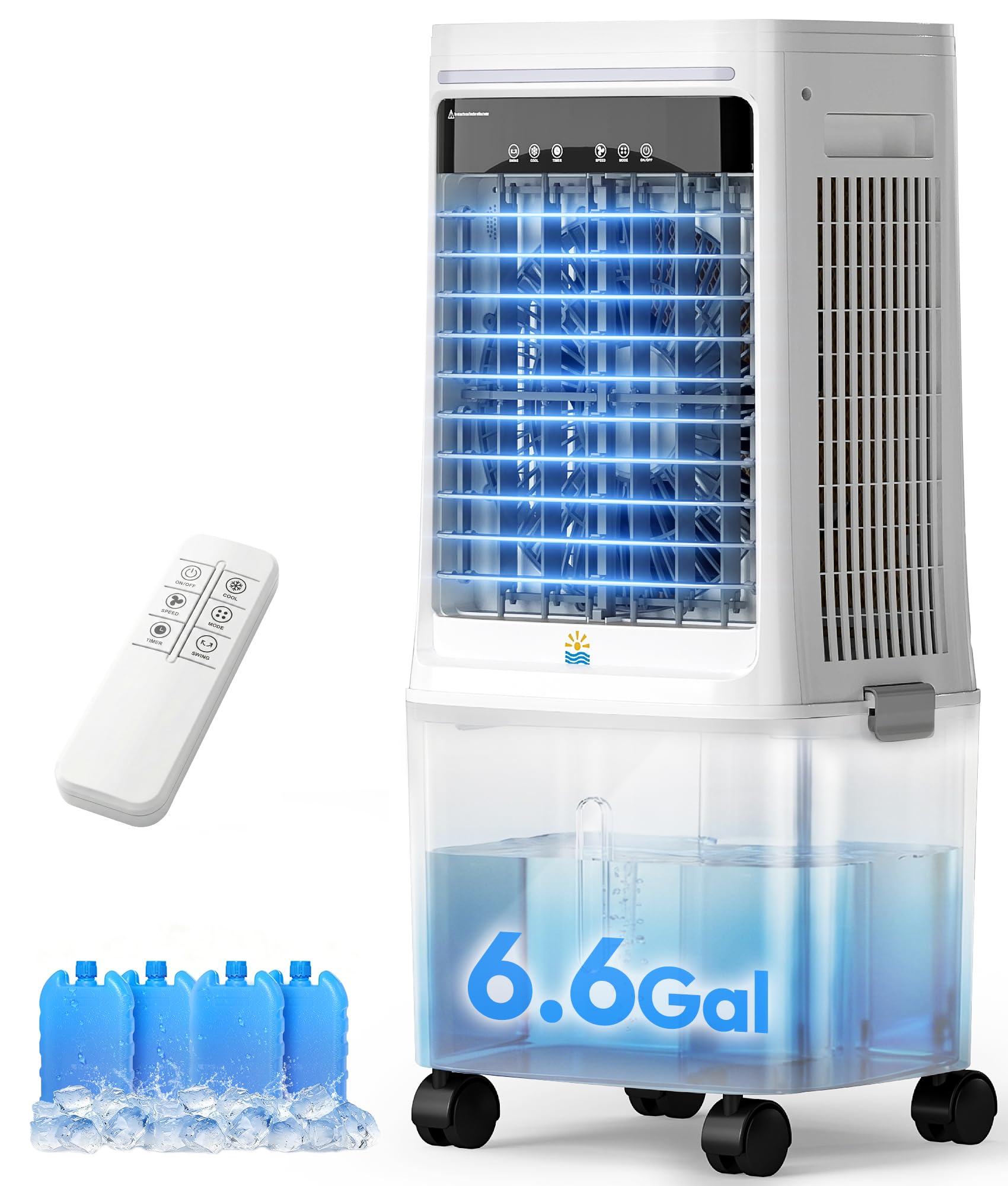 EXNOS 3-in-1 Portable Evaporative Air Cooler