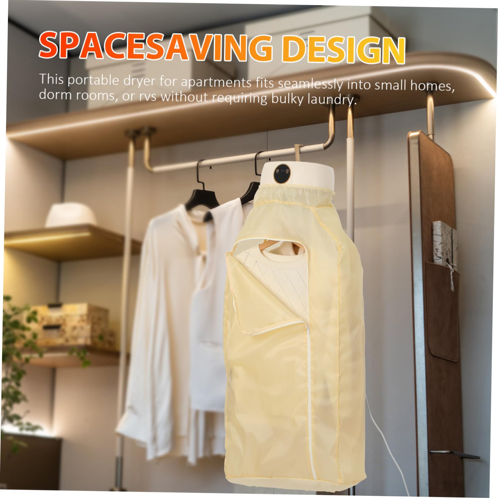 POPETPOP Sèche-linge Pliable Mural Séchoir à Linge Compact Portable pour Sécher Linge Rapidement Voyage ou Appartement sans Machine à Laver