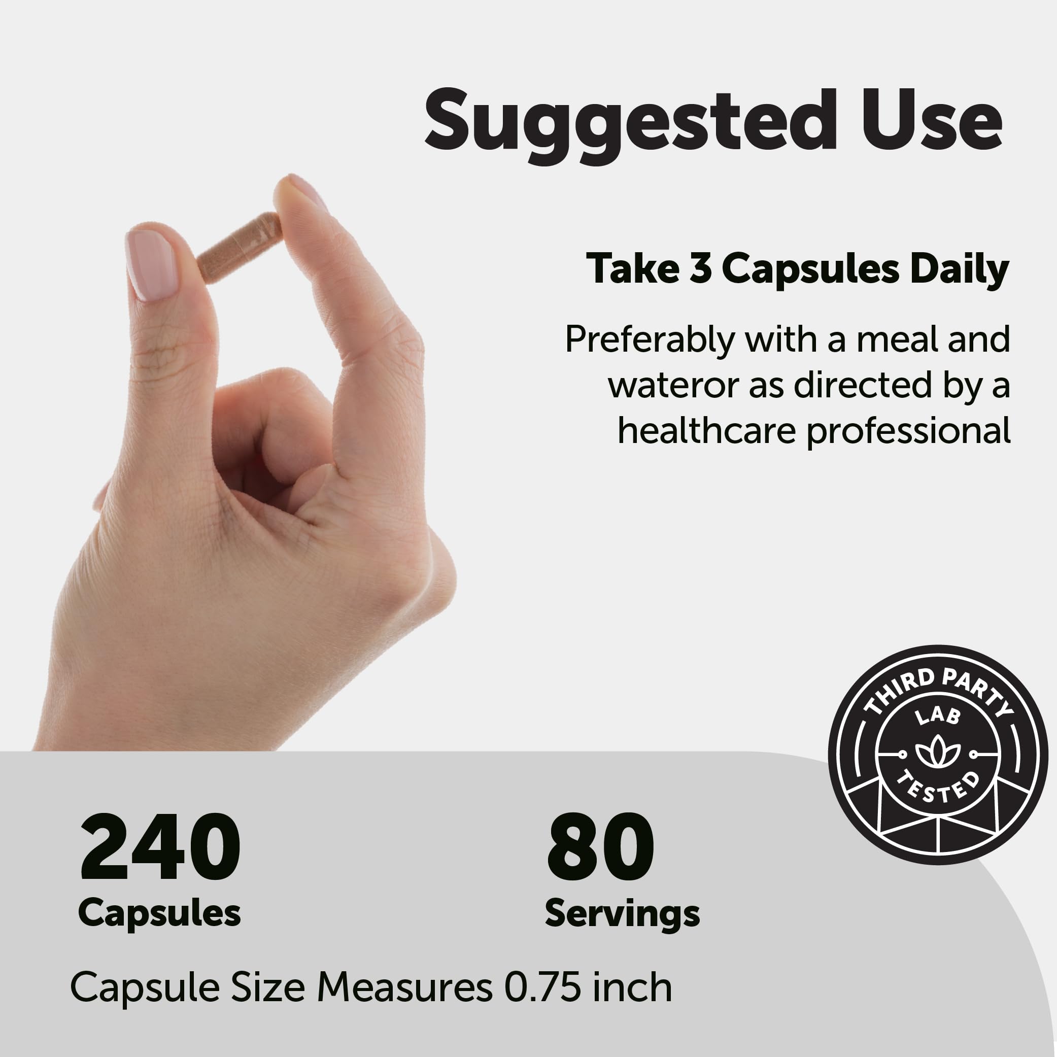 Micro Ingredients Shilajit 11‑in‑1 Complex for Men & Women, 240 Capsules - High Potency Shilajit Extract with Naturally Occurring Fulvic Acid - Maca Root, Tongkat Ali, Ginseng, Black Pepper & More — Amazon image 3