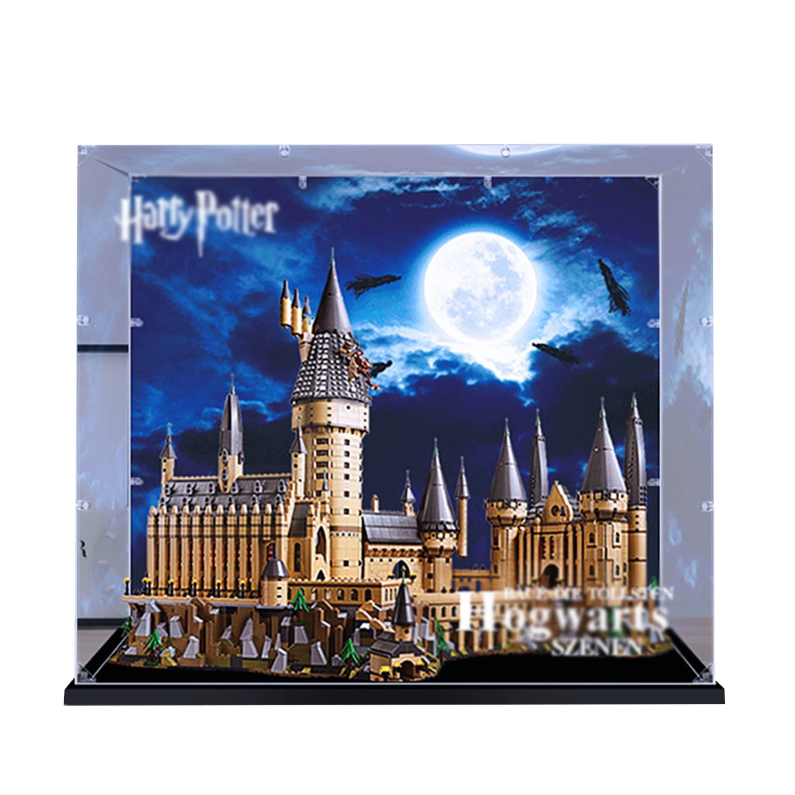 Transparent Acrylic Display Case Compatible With For Lego 71043