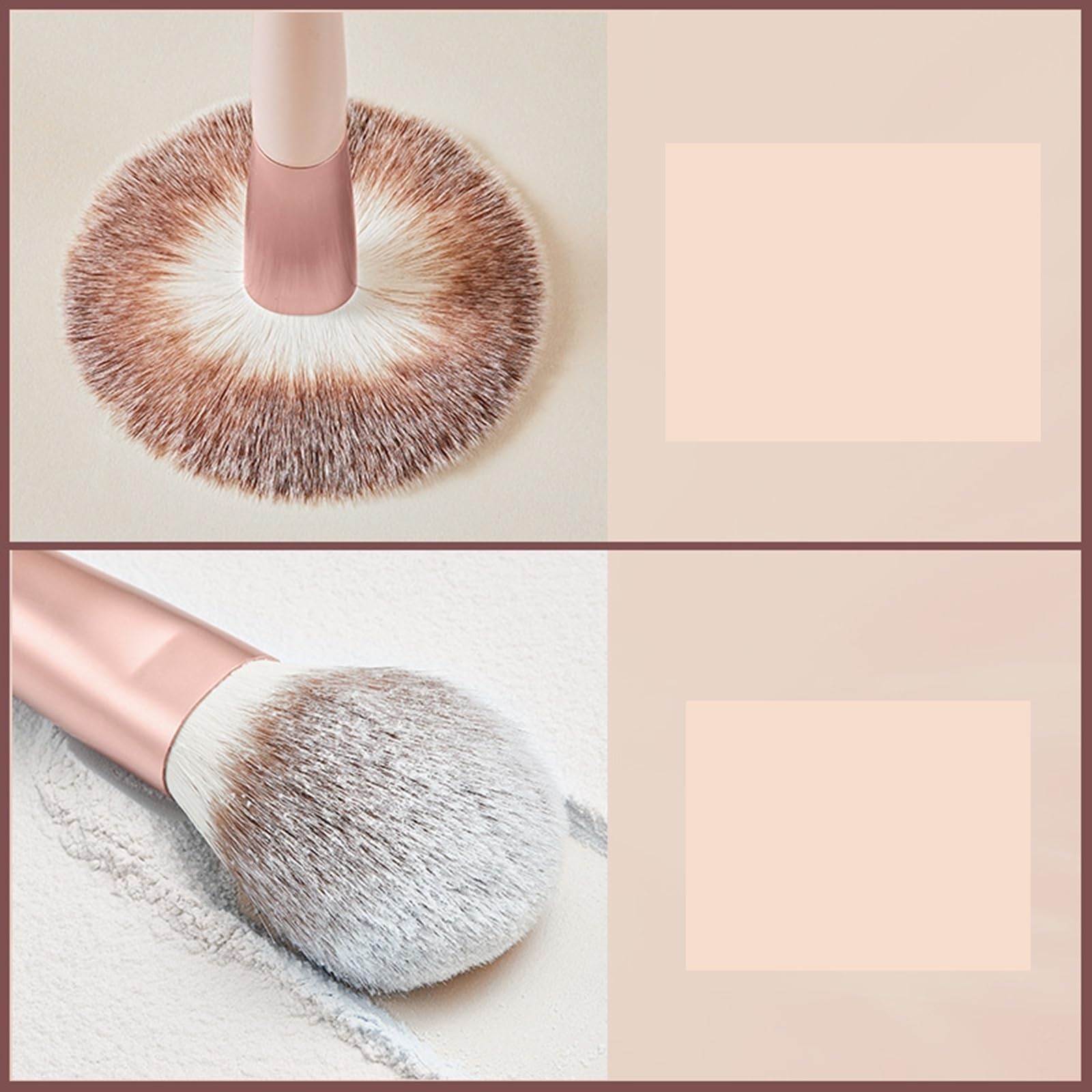 Ensemble de Pinceaux de Maquillage Ensemble de maquillage 11 pièces, pinceau à paupières portable poils doux pour Voyage