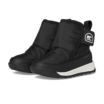 SOREL Kids Whitney II Plus Bootie WP (Big Kid) Kids Shoes Black/Sea Salt