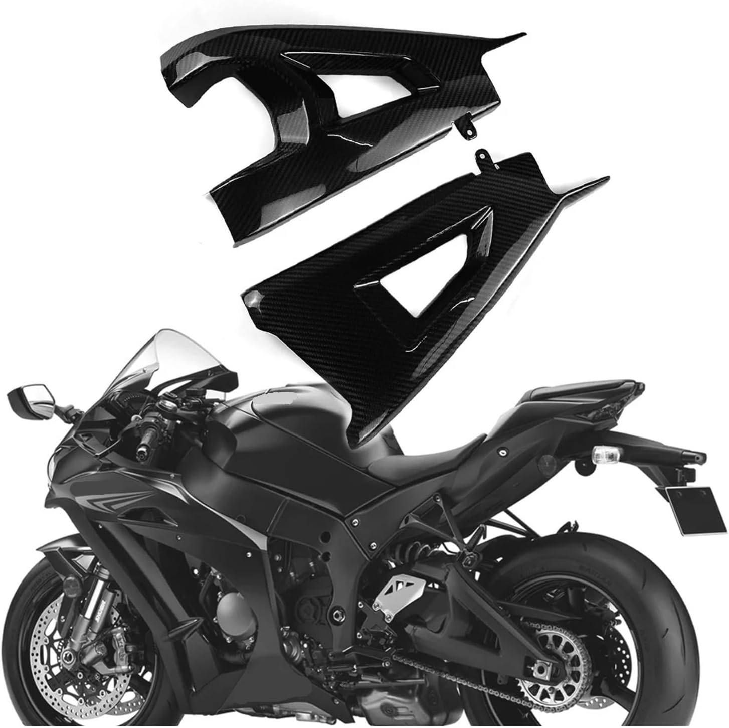 さな Kawasaki ZX-10R ZX10R ZX-10RR フルカーボンファイバー スイング