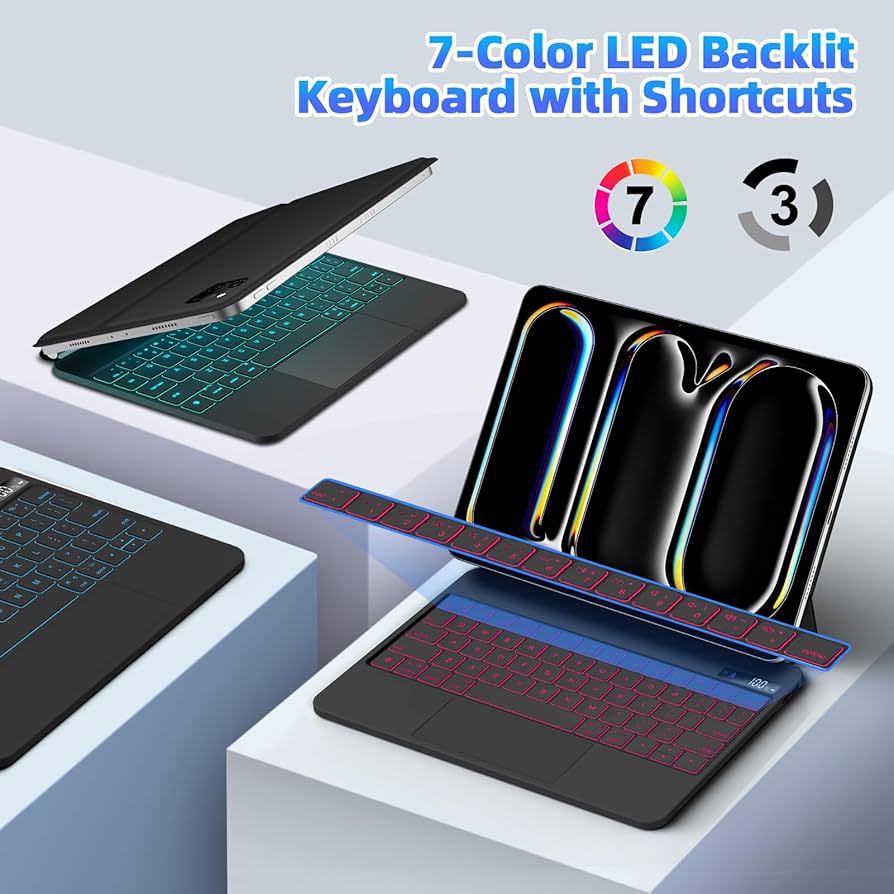 GOOJODOQ iPad Pro 11インチ M4 MagicKeyboard Amazon.com: GOOJODOQ Magnetic Keyboard for iPad Air 11-inch