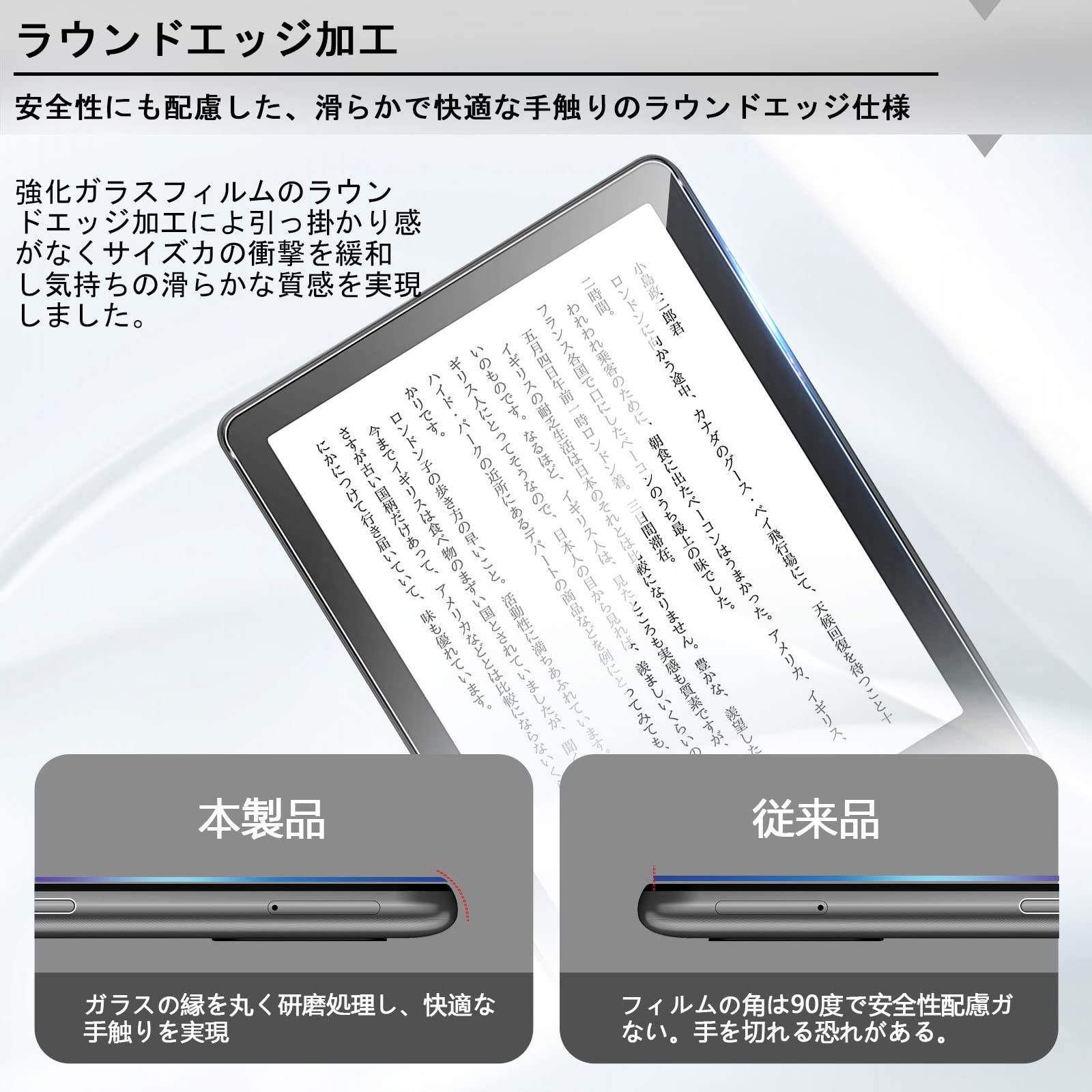 Amazon.co.jp: 【NEWモデル】YiOne For Kindle Paperwhite ガラス