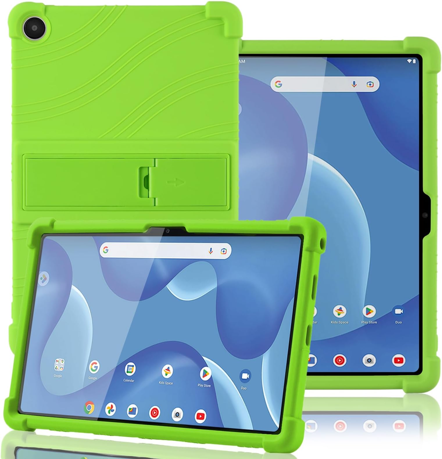 ATOOZ for Surf Onn Tablet Pro 11 Case 2023,Soft Silicone Kids Case for Walmart Onn 11 Inch Tablet Pro with Adjustable Bracket (Models:100110027) - Green