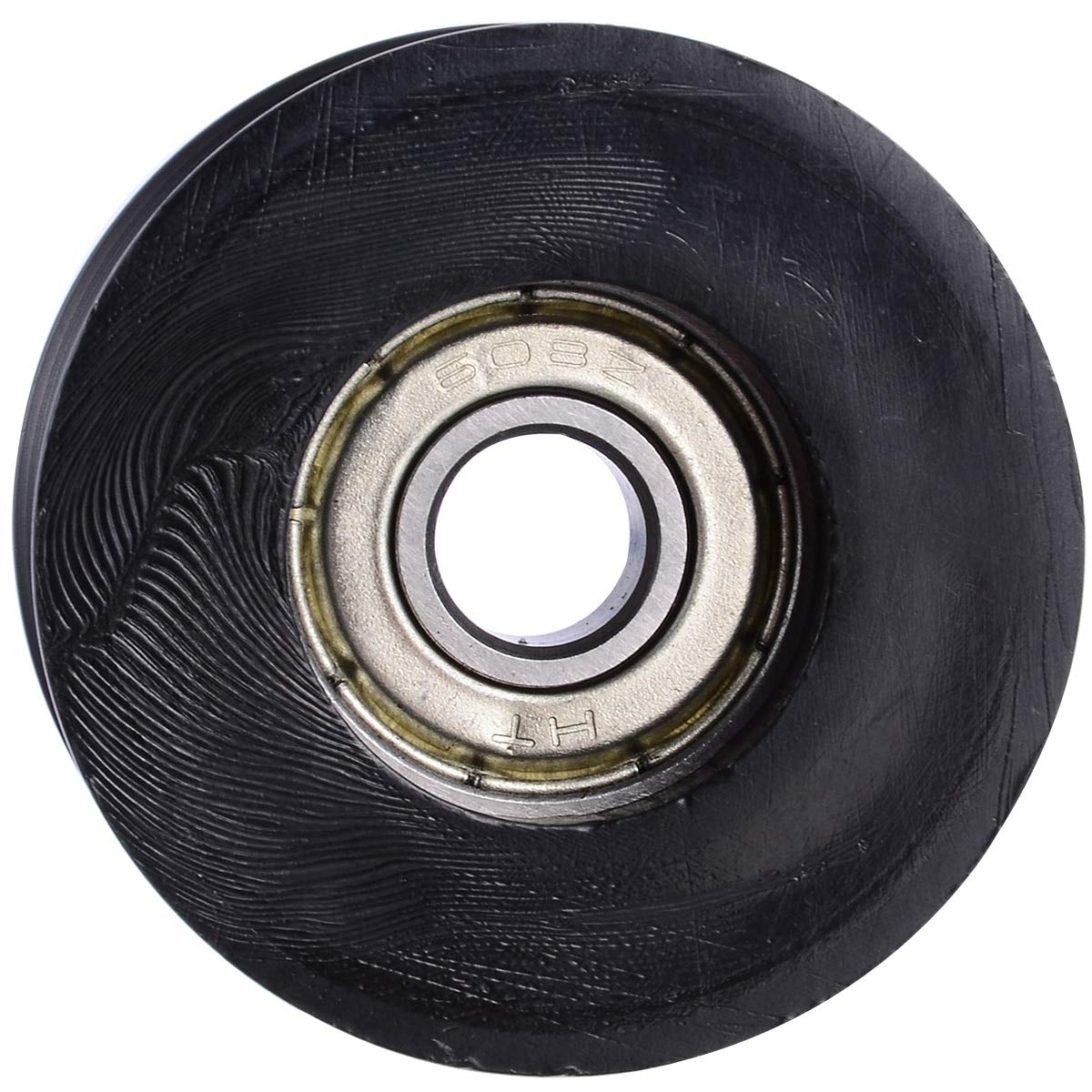 4 Pcs 1.5Mm De Profondeur Métal Roue De Roulement À Billes De Poulie Guidage De Rainure En V