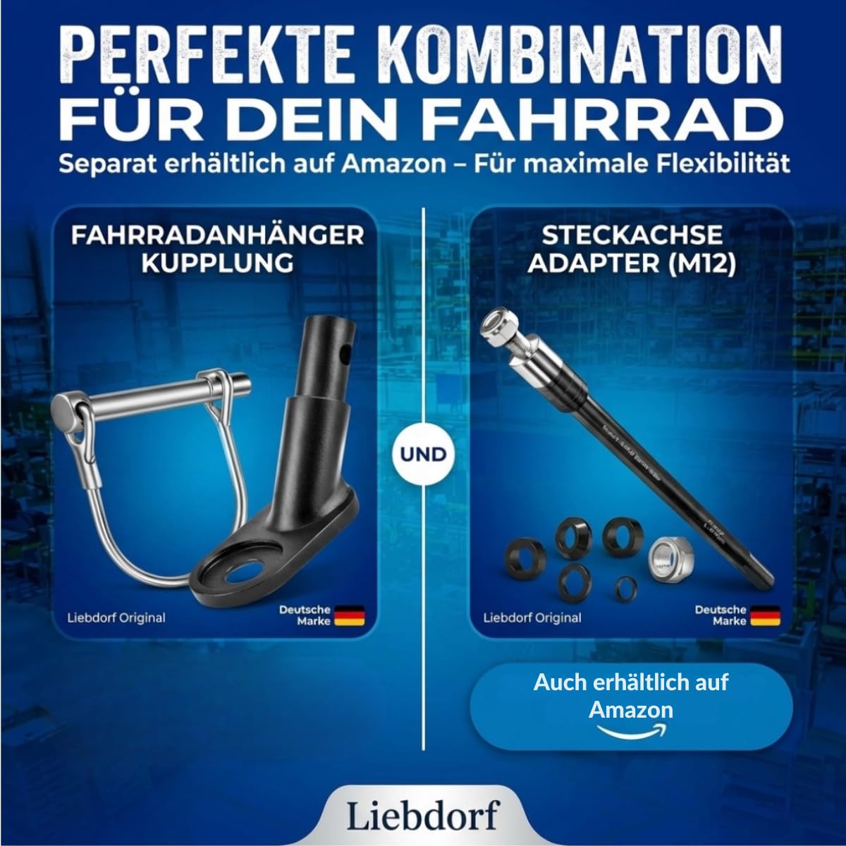 Frizione per rimorchio per bicicletta elettrica e bicicletta, compatibile con Thule, Qeridoo, Croozer, Hamax, gancio di traino, accessori per bicicletta