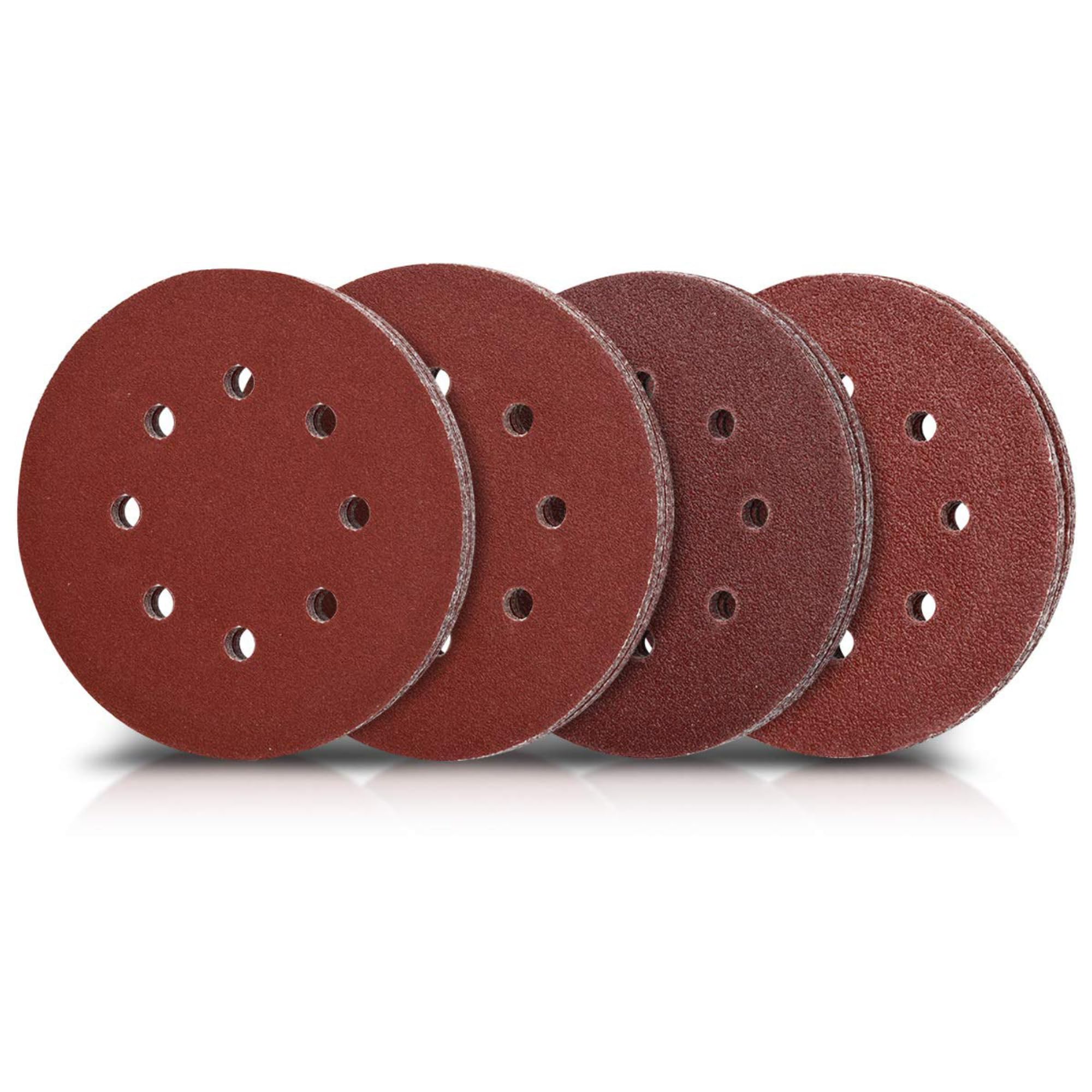 5-" Dischi Levigatura 150-Grani 8 Fori Fissaggio Gancio Per - Foto 6