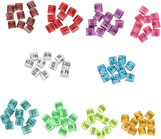 Ipetboom 100 Pçs Anel De Identificação De Pombo-Correio Ringd Banda De Anel De Perna De Pombo Para Calopsita Bandas De Perna De Pintinho Bebê Anéis Coloridos Anéis De Perna De