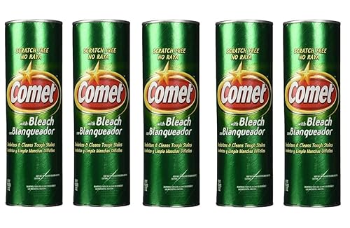 Comet Cleaner with Bleach Powder 21-Ounces | Scratch-Free | 5