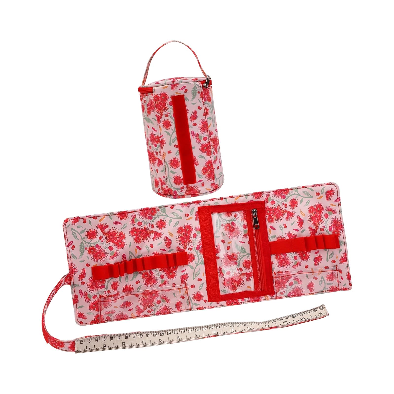 HDOYTXXM Portable Multi Compartment Knitting Accessories Organiser Crochet Tools Holder for Travel and Crafting Activities Use Organiser