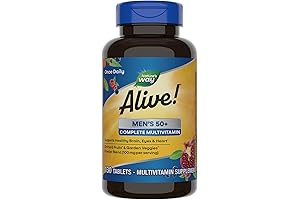 Nature's Way Alive! Men's 50+ Complete Multivitamin: Boost Your Vitality Today!