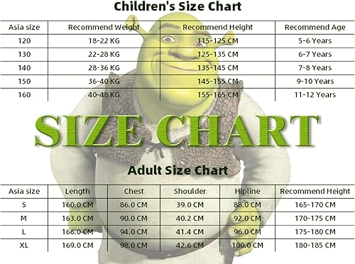 Miniatura 2 de Didadi Disfraz de monstruo verde de monstruo para Halloween, overol con máscara de 5 a 12 años