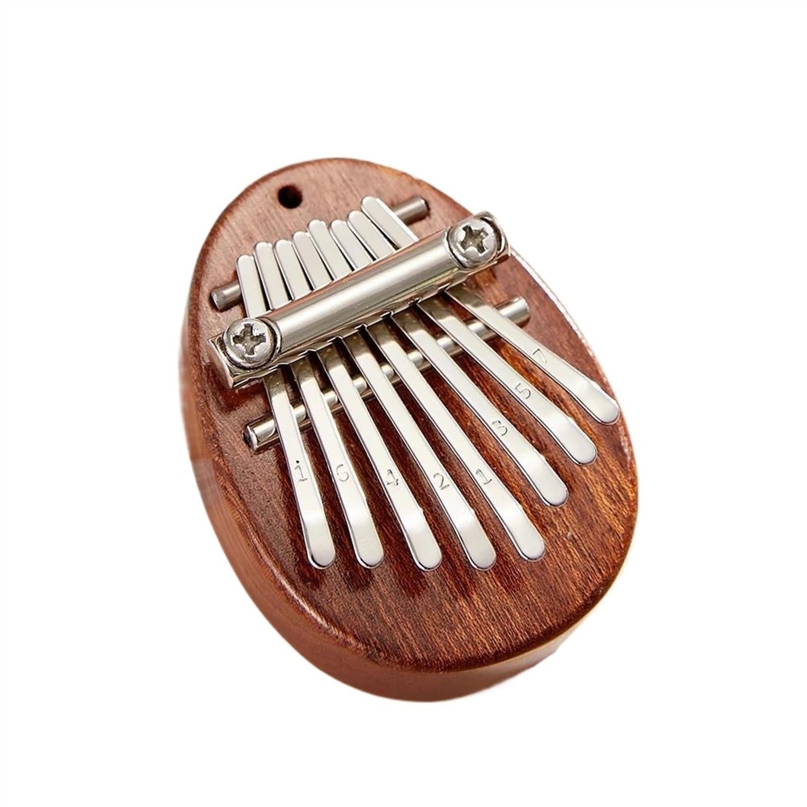 Mini Piano De Pulgar Kalimba De 8 Teclas El Mejor Regalo De África Kalimba De Caoba(8 key oval)