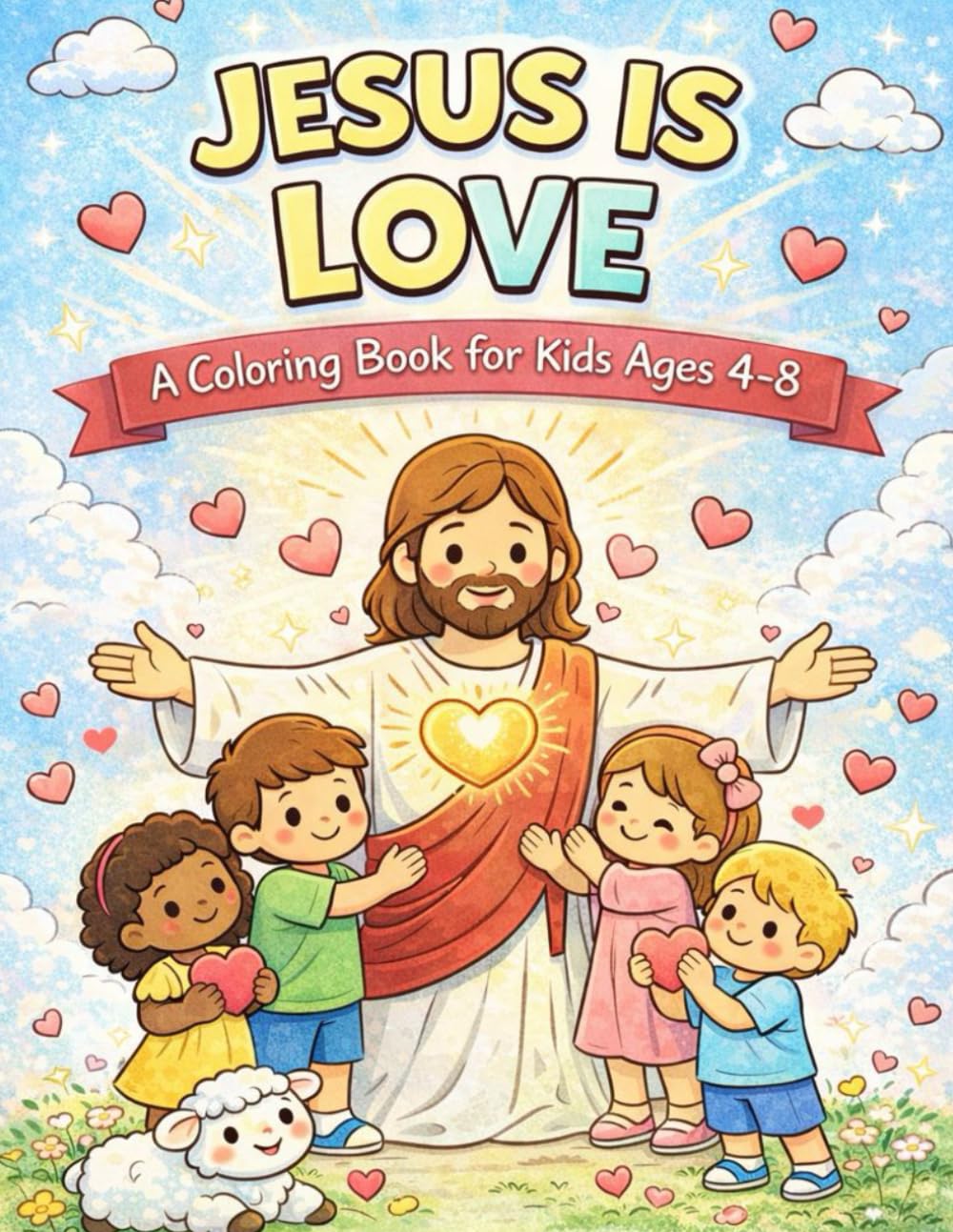 Jesus is Love: A Christian Coloring Book for Kids Ages 4-8 (Jesus Is Series)