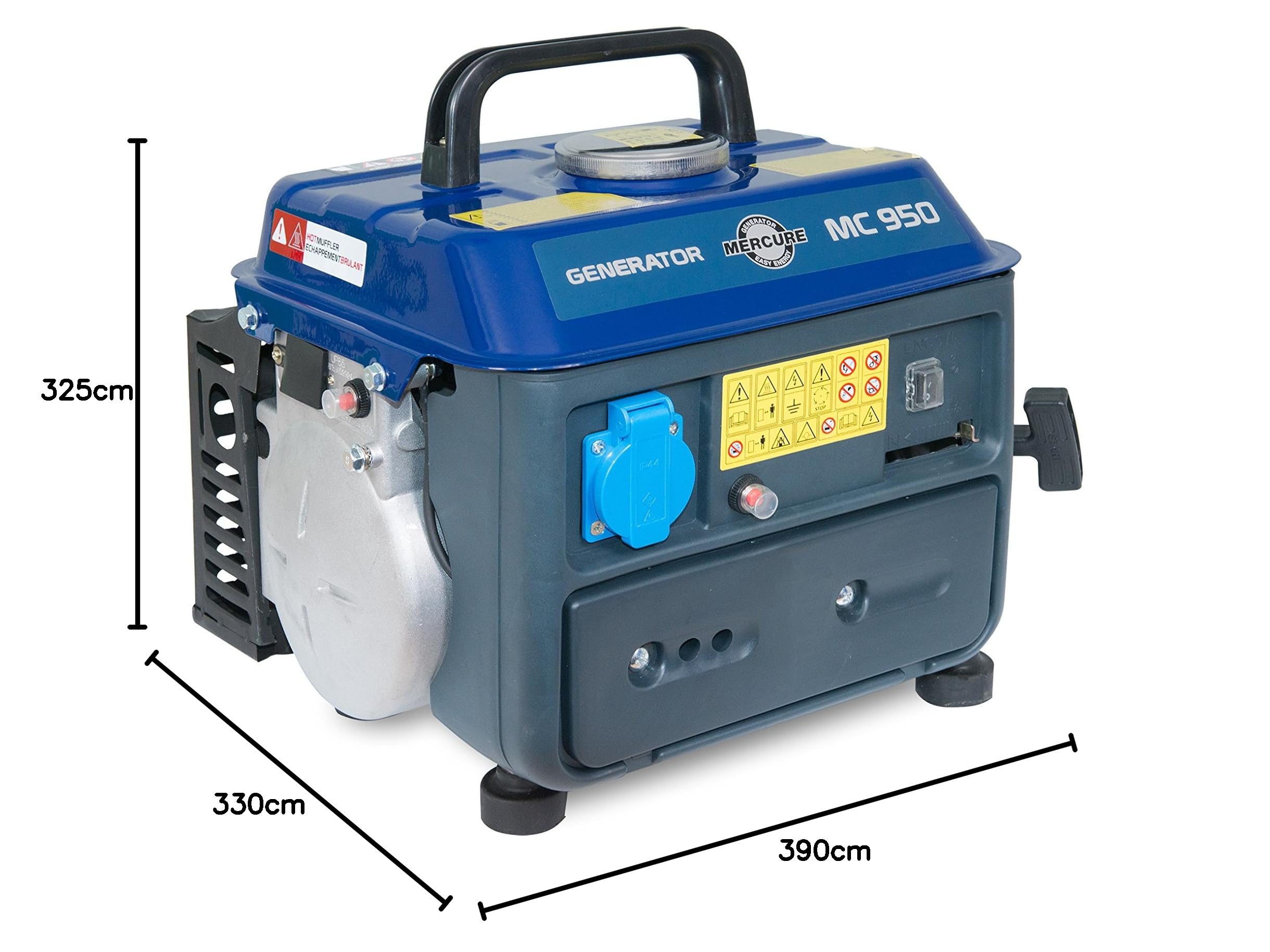 Mercure 450009 - Gruppo elettrogeno 2 tempi, 780 W