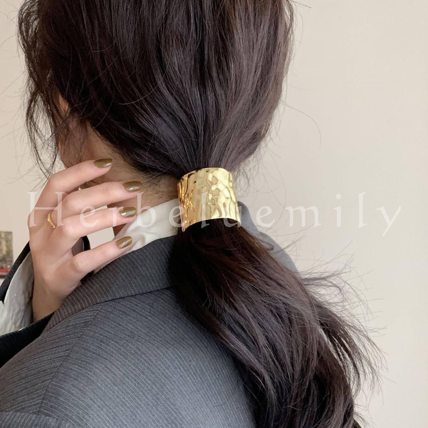 Amazon | [Herbeluemily] ポニーフック 髪飾り ヘアゴム ヘアクリップ