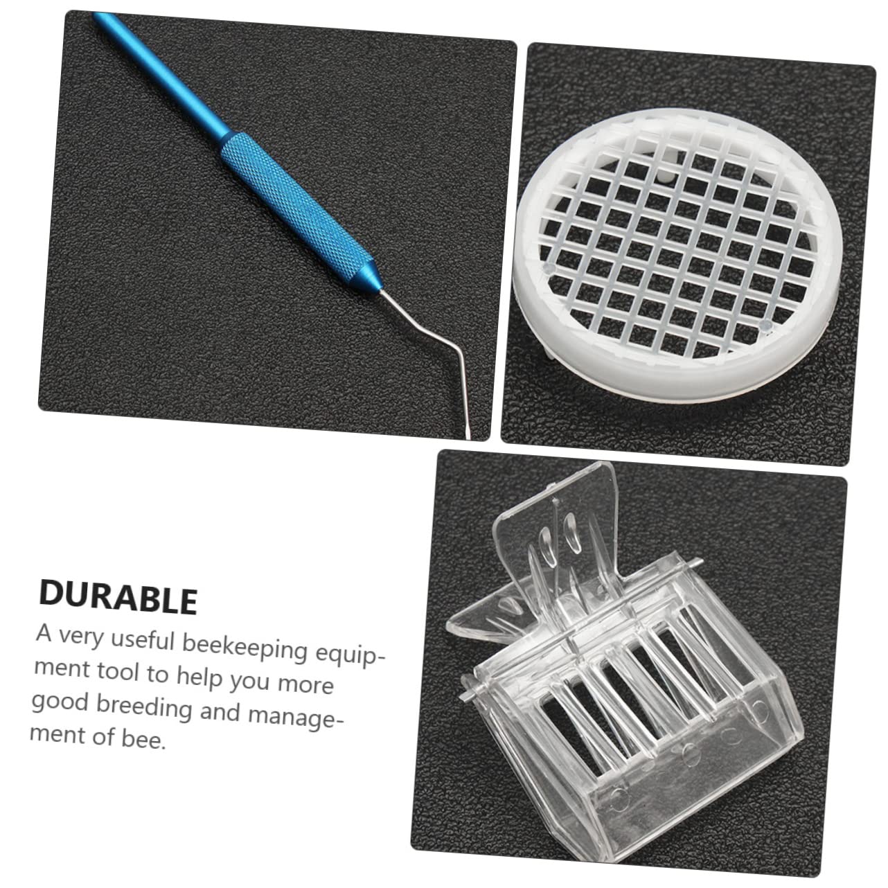 ibasenice Kit De Cría De Reinas Caja De Cría Queen Sistema De Herramientas De Apicultura