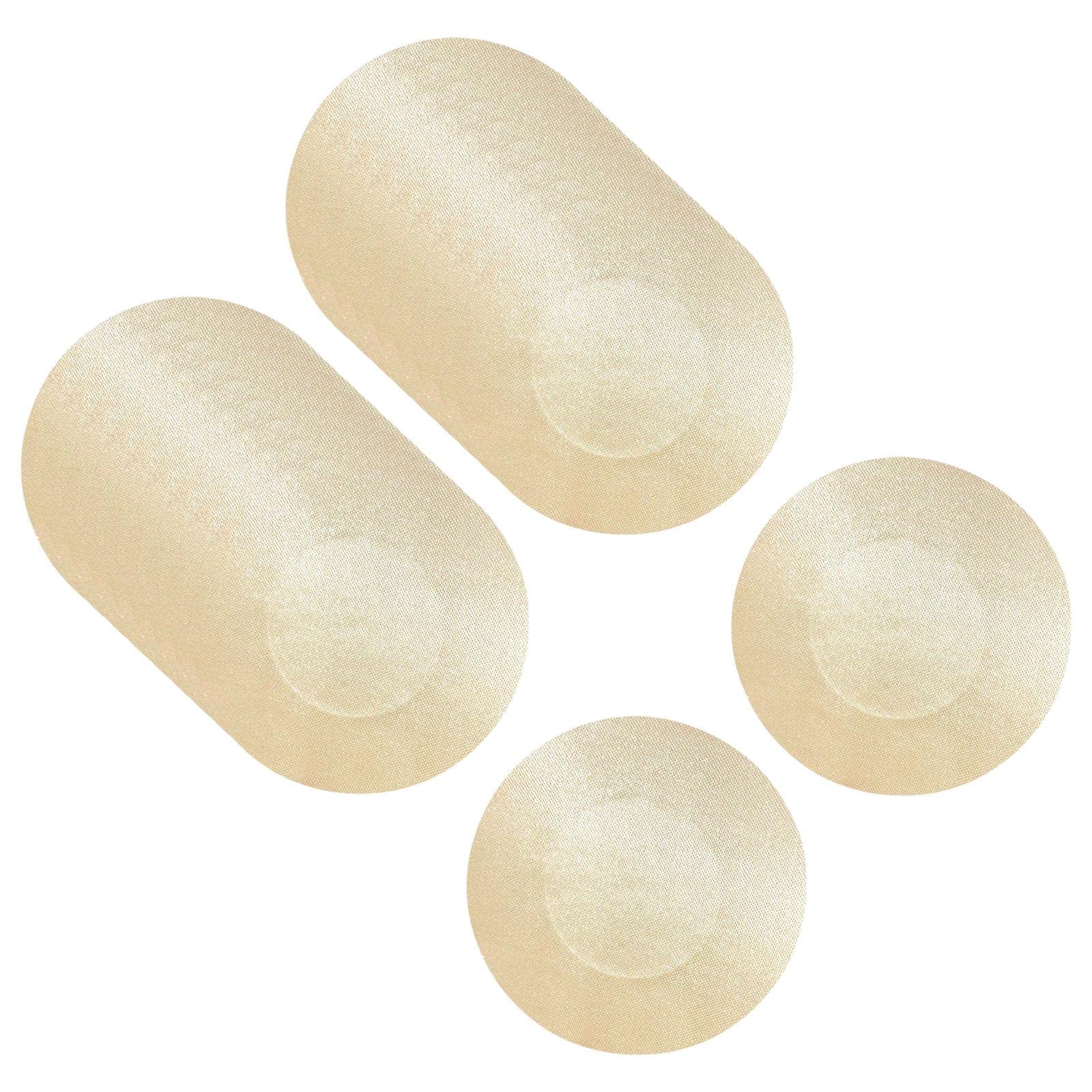nivaa 20Pcs Bra Cover Women Breathable Breast Pasties for Bathing suits Shirts Round 6cm-picture-0