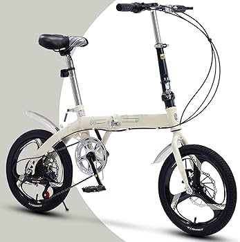 Amazon | 折りたたみ自転車 16インチ ハイカーボンスチール