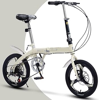 Amazon | 折りたたみ自転車 16インチ ハイカーボンスチール