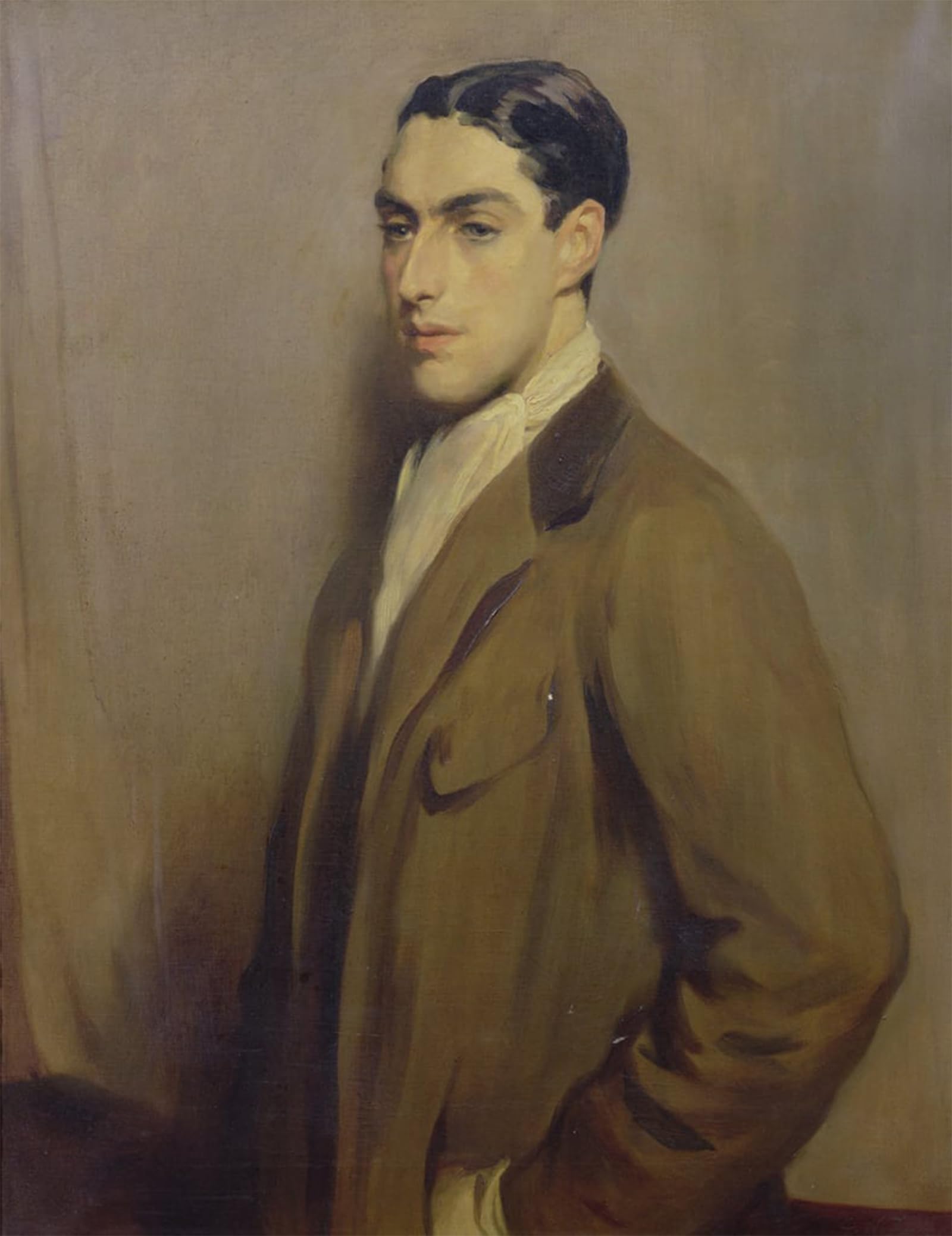 POSTERIIk Vintage Art Print Images Pictures Print Portrait of Frank Meyer by Glyn Warren Philpot Modern Colour Posters for Office Home Decor 60x90cm