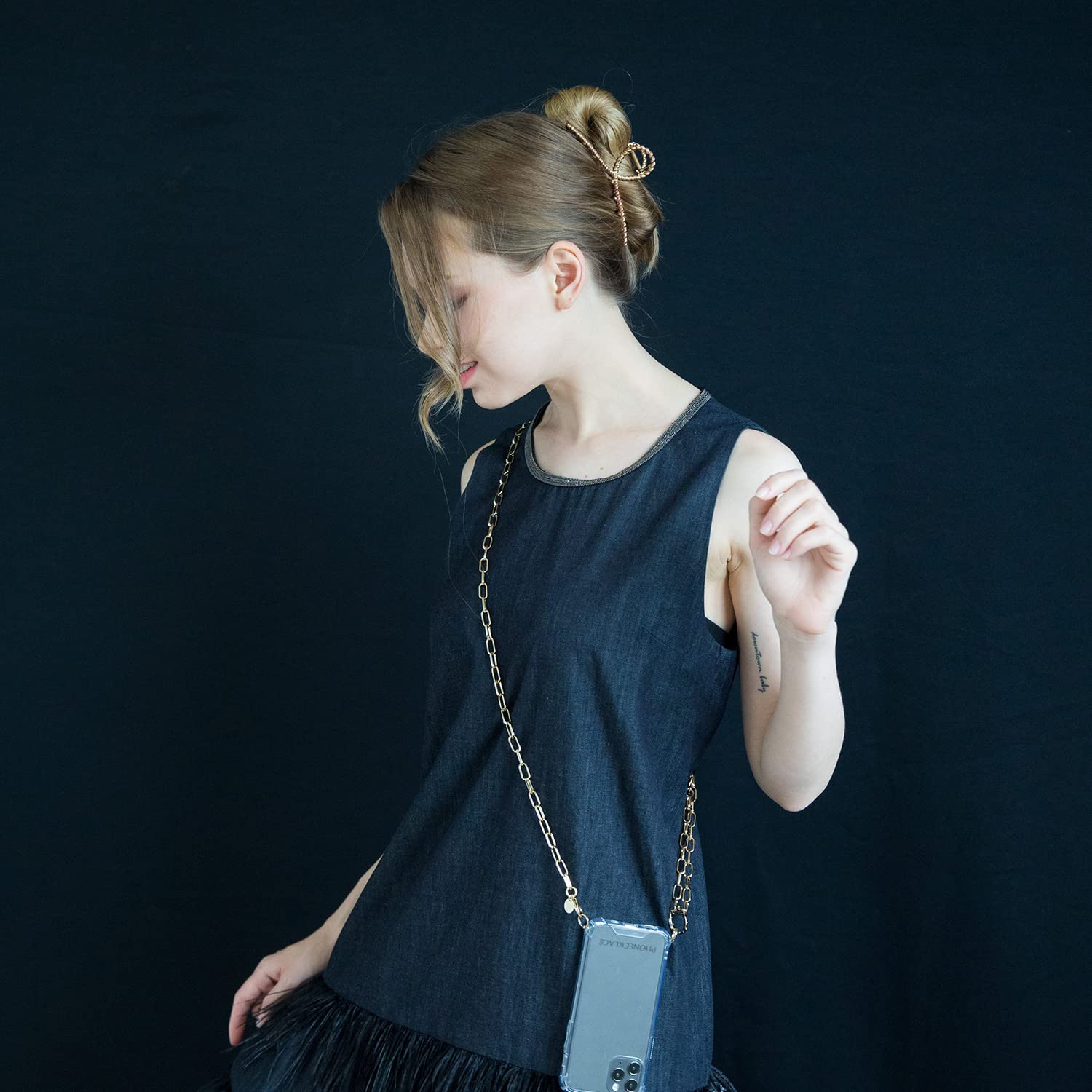 Amazon | PHONECKLACE スマートフォンのためのクロスボディ