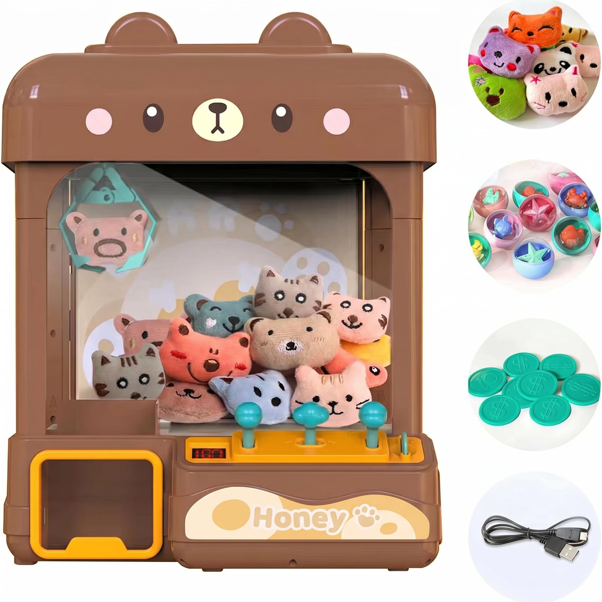 cxjoigxi Large Bear Claw Machine