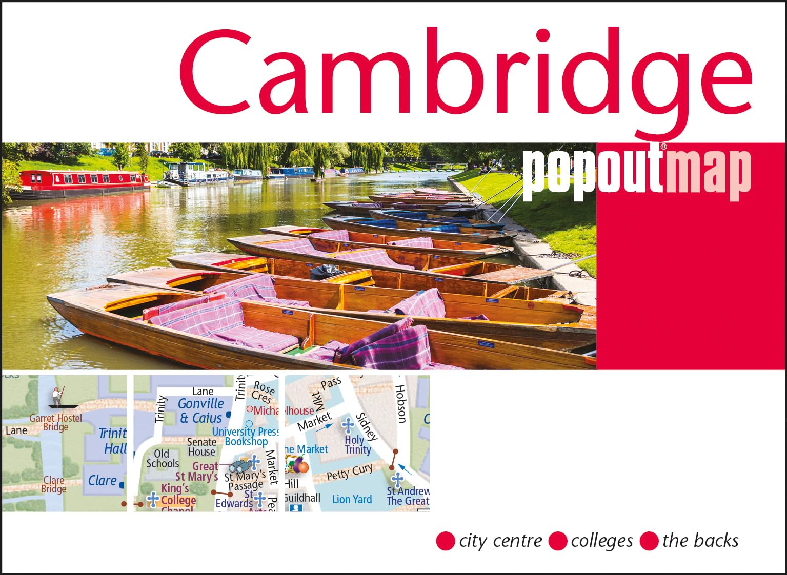Cambridge PopOut Map by  PopOut Maps - 9781914515682