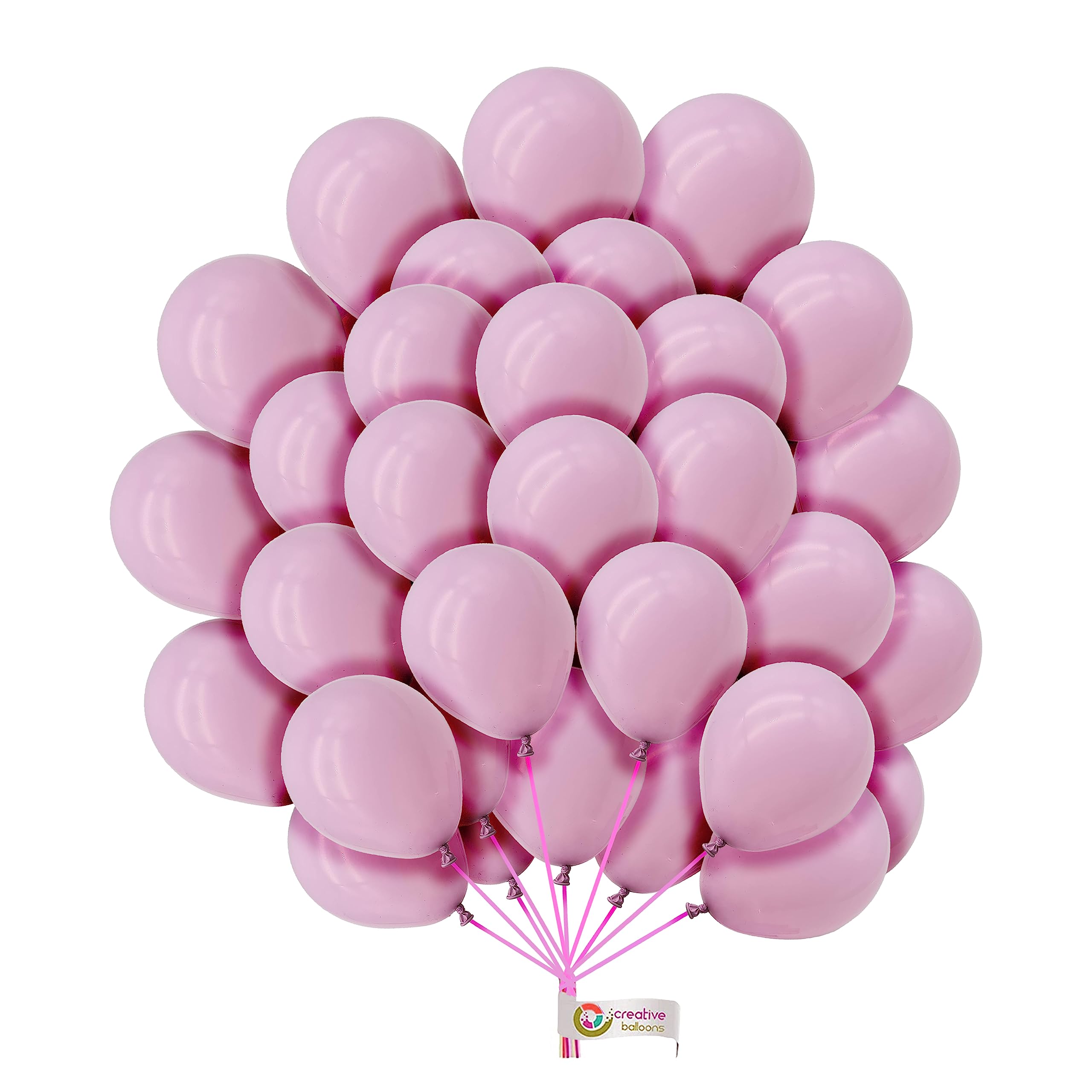 5 inch Pastel Latex Balloons Premium Quality Macaron Candy Birthday Wedding Party Balloon Anniversary Baby Shower Decorations Pastel Décor Themes Light Purple Color pack of 100