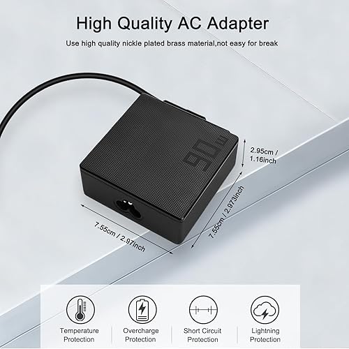 Miniatura 2 de Cargador de portátil de 90 W para Asus Vivobook 15X 14X 16X 17X K1703Z M1703Q M1603Q D1603Q Y1603C Asus ExpertBook B1500 P2451F P751J Asus Q529Z