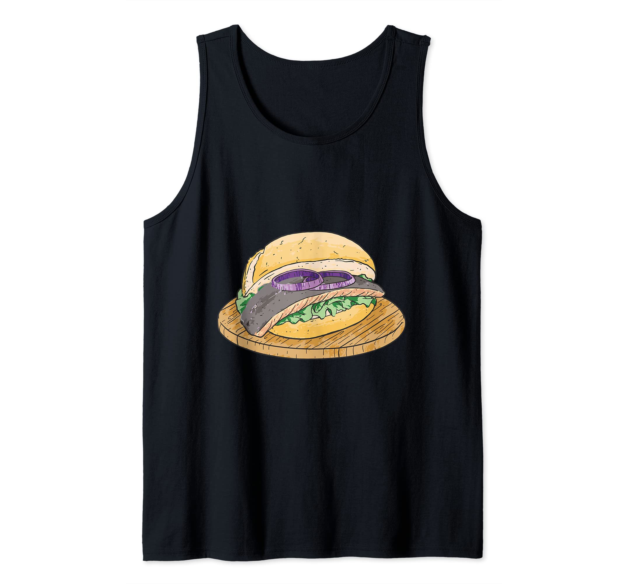 DK1 Designs Fischbrötchen Fisch Brötchen HeringeBismarck Herring Bismarck Herring Tank Top