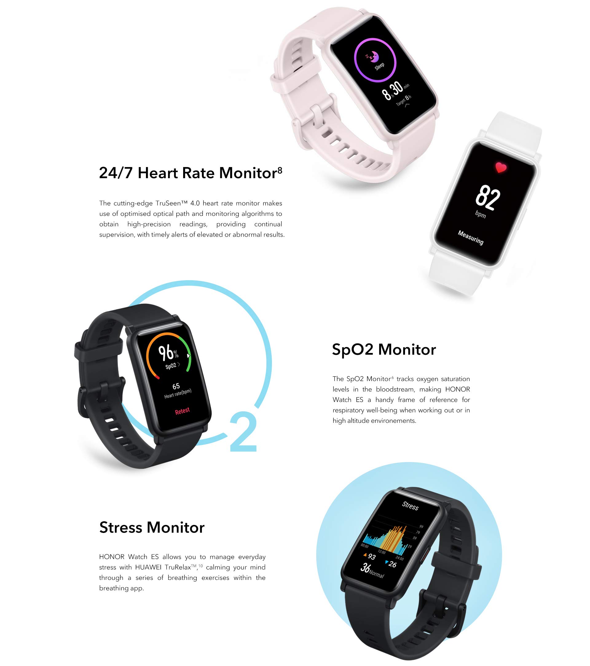 Amazon.com: Honor Watch ES Smart Watch, 1.64\