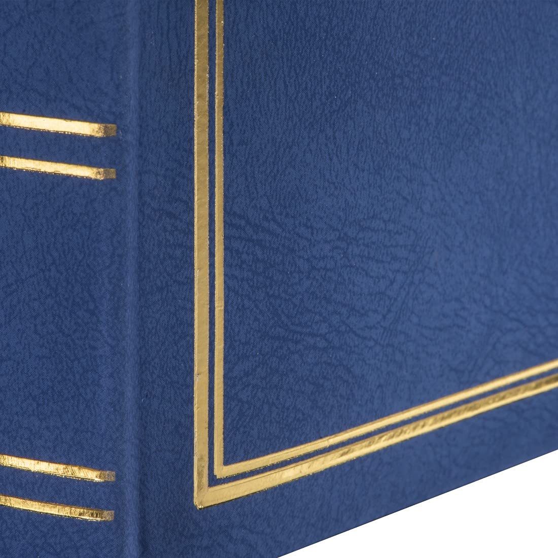 Hama Album Fotografico Jumbo London 30 x 30 cm - Album con 80 Pagine Bianche per 320 Foto da Personalizzare e Incollare, Blu