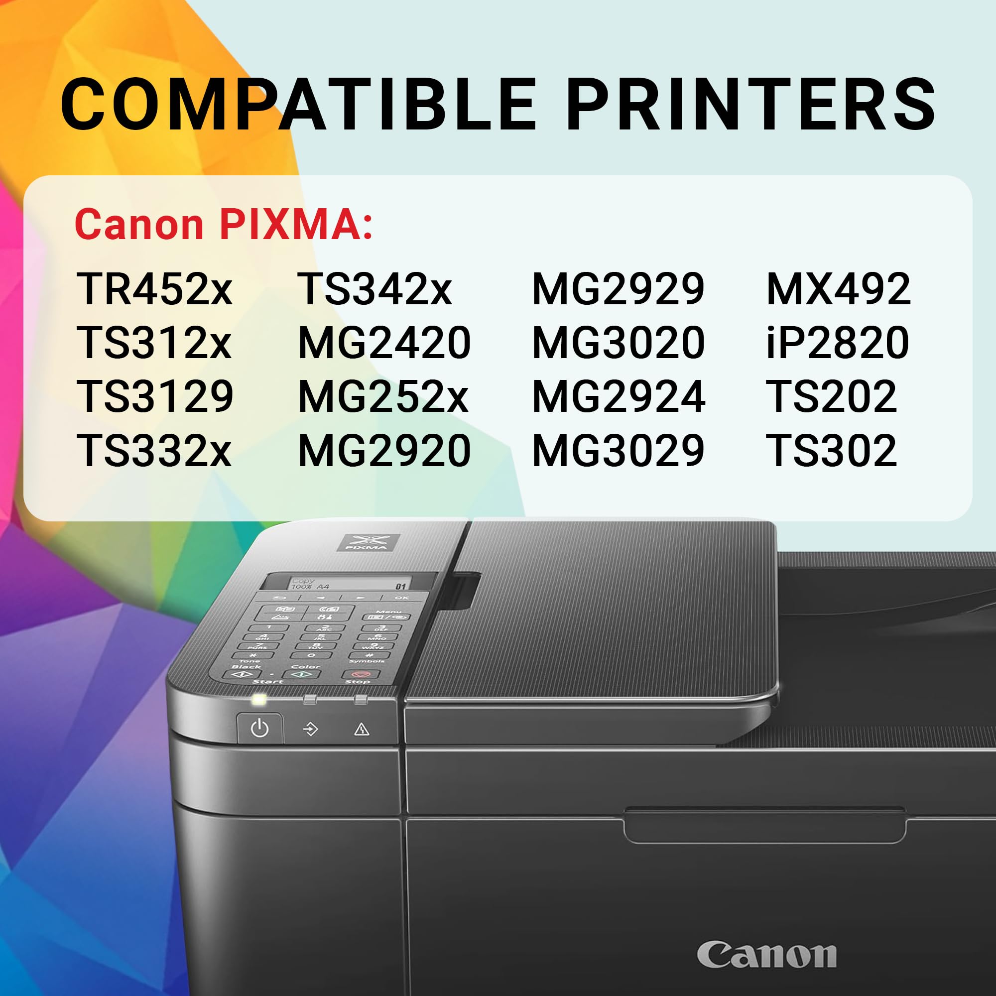 キヤノン 純正 インク PG-245 ブラック 5個 PIXMA Canon PG-245XL Black Fine Ink Cartridge - 2 Pack for PIXMA