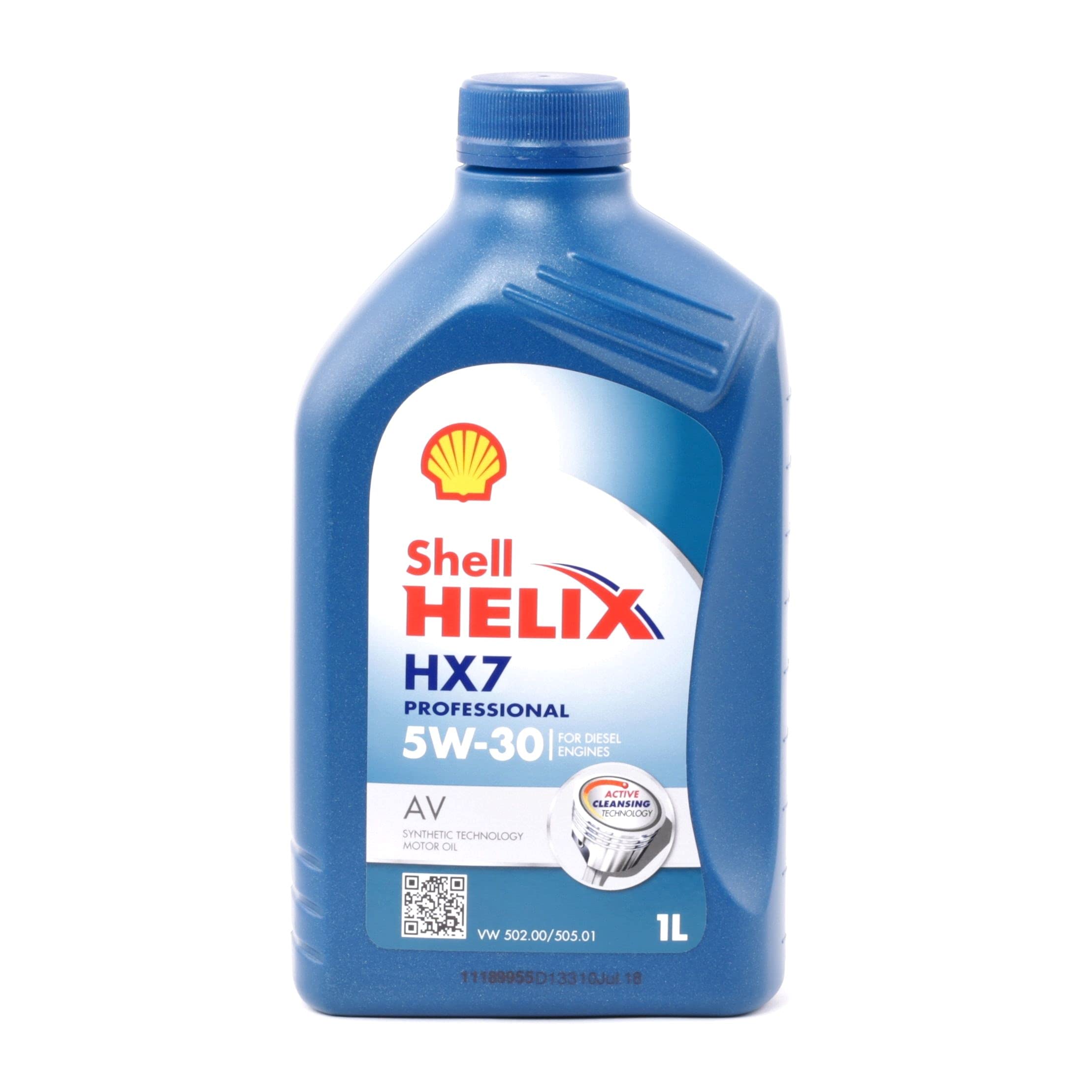 Shell 550040362 Helix HX7 AV 5W-30 Pro Passenger Car Motor Oil, 1L