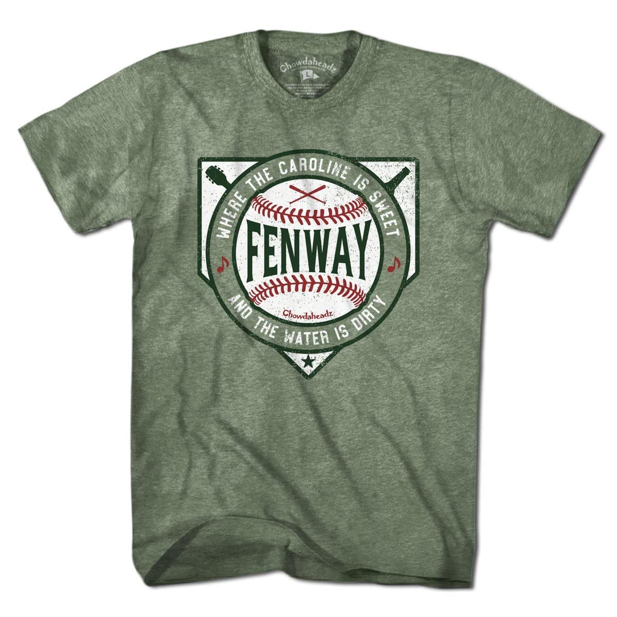 Boston Townie Pride Sweet Caroline Dirty Water Fenway T-Shirt