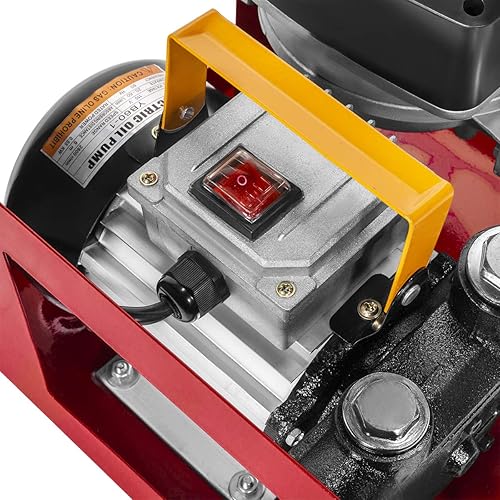 Miniatura 5 de Stark USA Bomba de combustible eléctrica autocebante de transferencia de combustible diesel eléctrica de 550 W, 16 GPM, con manguera de descarga de