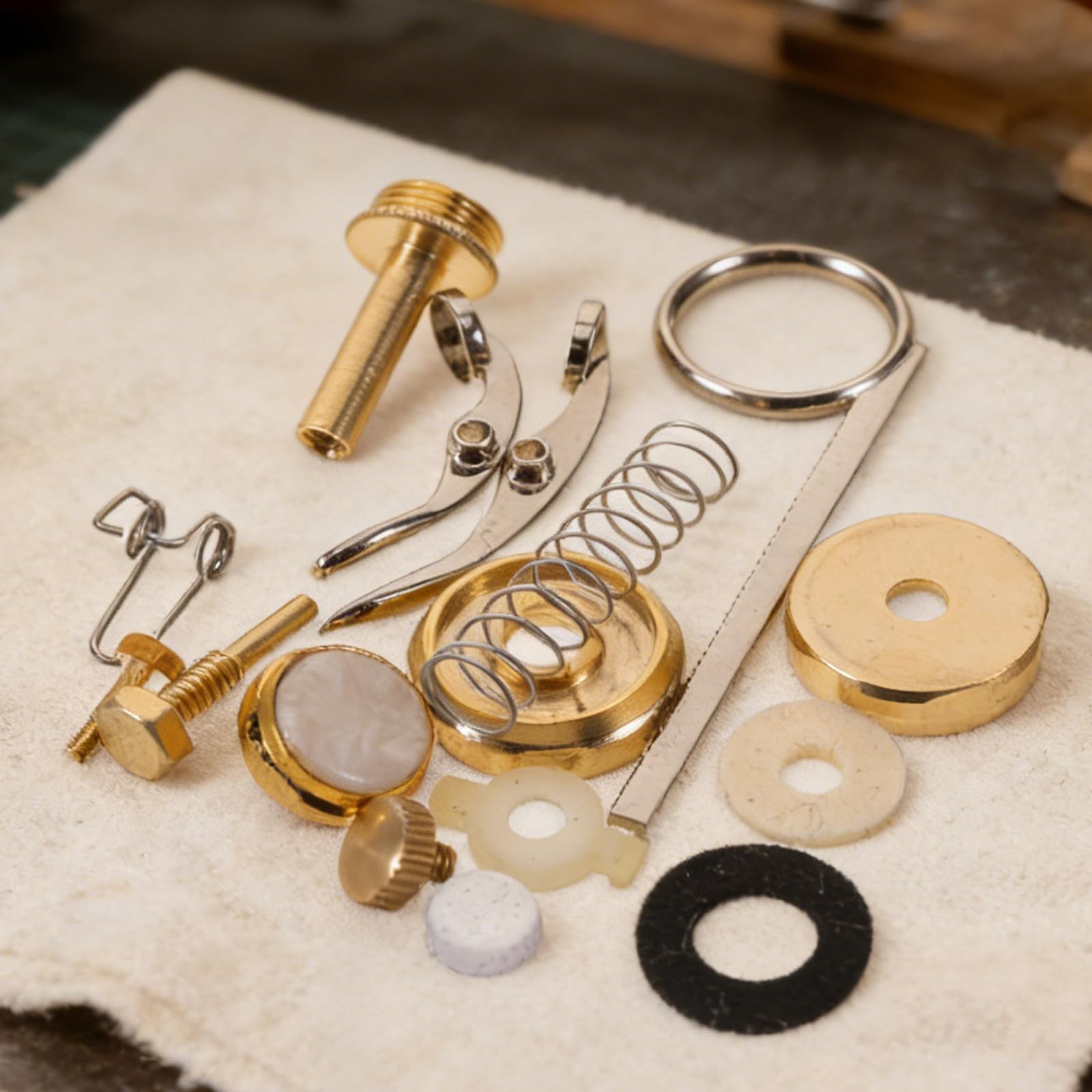 Trompete Zubehör Reparaturset aus Metall und Kunststoff für Einfache Reparaturen und Präzise Passform für Täglichen Gebrauch und Proben