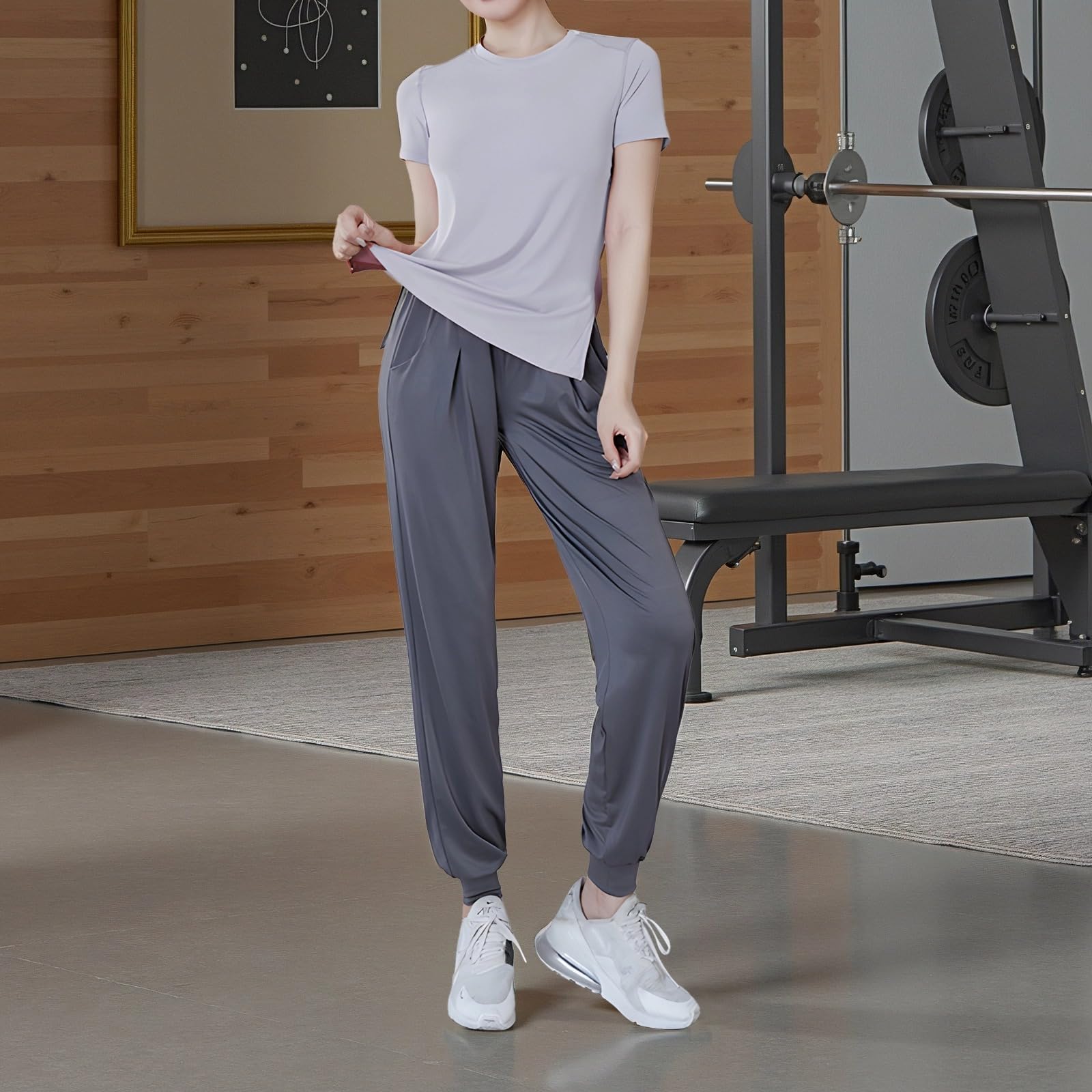 Conjunto de ropa deportiva para mujer, conjunto de 5 piezas, ropa de yoga, conjuntos de entrenamiento de manga larga para mujer, XXL, tela transpirable que absorbe la humedad, diseño versátil