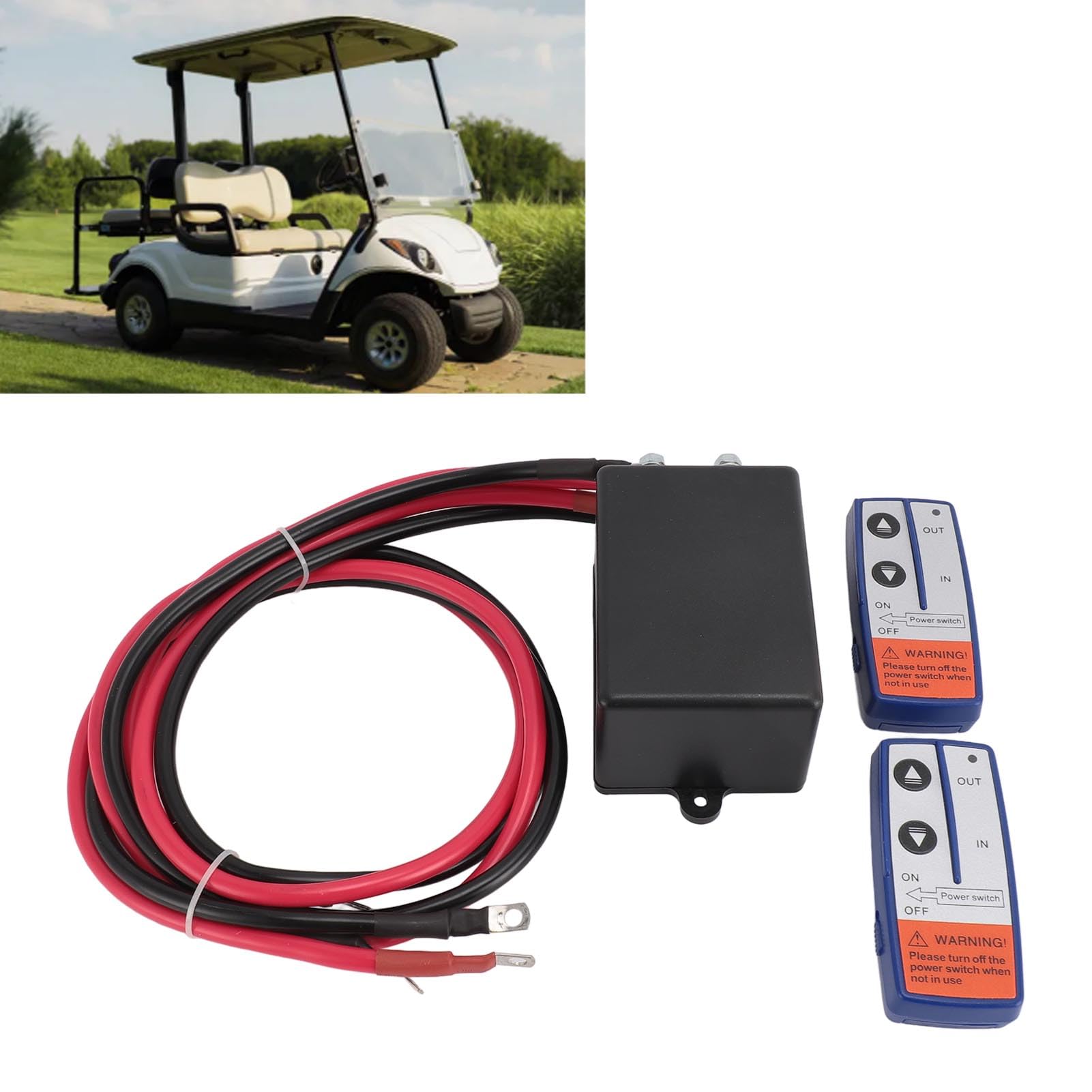 Relé de Cabrestante Eléctrico de Alta Potencia, 250A, 12V, para Vehículos ATV, Tractor, Grúa, con 2 Cabrestantes de Control Remoto