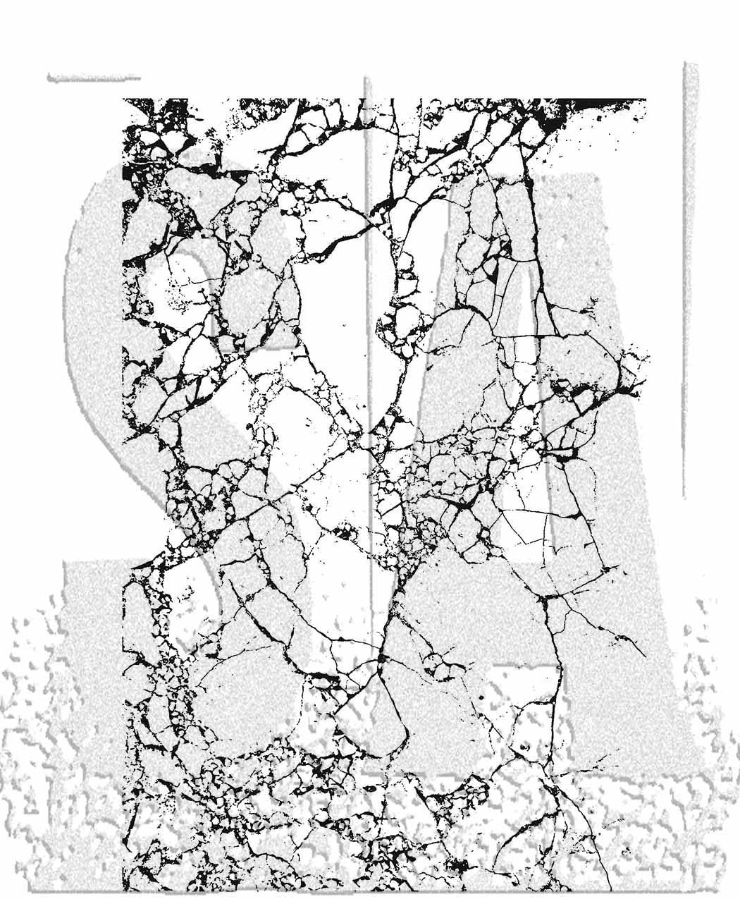 Stampers Anonymous - Tim Holtz - Shattered Cling Stamps - CMS466